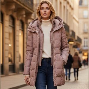 Cole Haan Women's Tan Puffer Coat